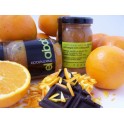  12 Tarros de Mermelada de Naranja Amarga con Chocolate (Sin Azúcar)